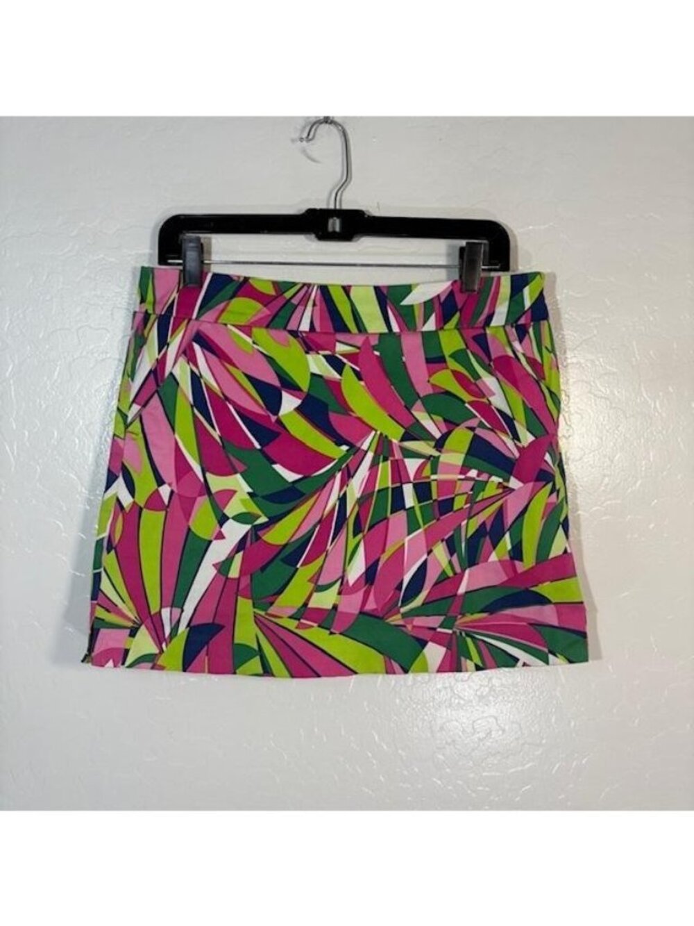 Loudmouth Skort Womens 8 Multicolor Geometric Golf Athletic Built In Shorts